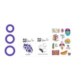 ROMP - REMIX TRIO SET DI 3 ANELLI PER PENE IN SILICONE VIOLA